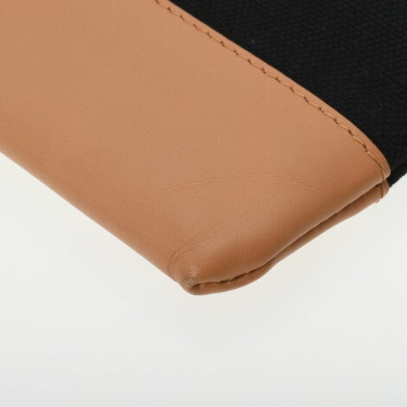 BALENCIAGA Navy Blue Clip White Clutch Bag - Picture 7 of 12